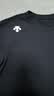 迪桑特（DESCENTE）DESCENTE迪桑特TRAINING男士D-TOUGH亲肤透气圆领短袖T恤新品 BW-黑色 (白色LOGO) M (170/92A) 实拍图