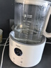 海尔恒温电热水壶1.5L 速热烧水壶煮茶壶冲泡奶粉调奶器 保温除氯不锈钢加热盘电热水壶H207白色 实拍图
