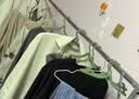 妙美晾衣架落地【免安装伸缩1.6米】室内阳台晒衣架不锈钢折叠晒被架 实拍图