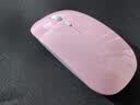 YUMIDA适用苹果MacBook无线鼠标Air Pro Neo笔记本蓝牙鼠标A18M3M4M5芯片电脑办公静音鼠标ipad平板通用 可爱粉-( 蓝牙+Type-c接收器 )+鼠标垫 实拍图