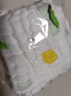 纯棉纱布方巾柔软吸水儿童毛巾印花口水巾高密婴幼儿A类幼儿园 5条六层纱布图案随机搭配25*25 实拍图