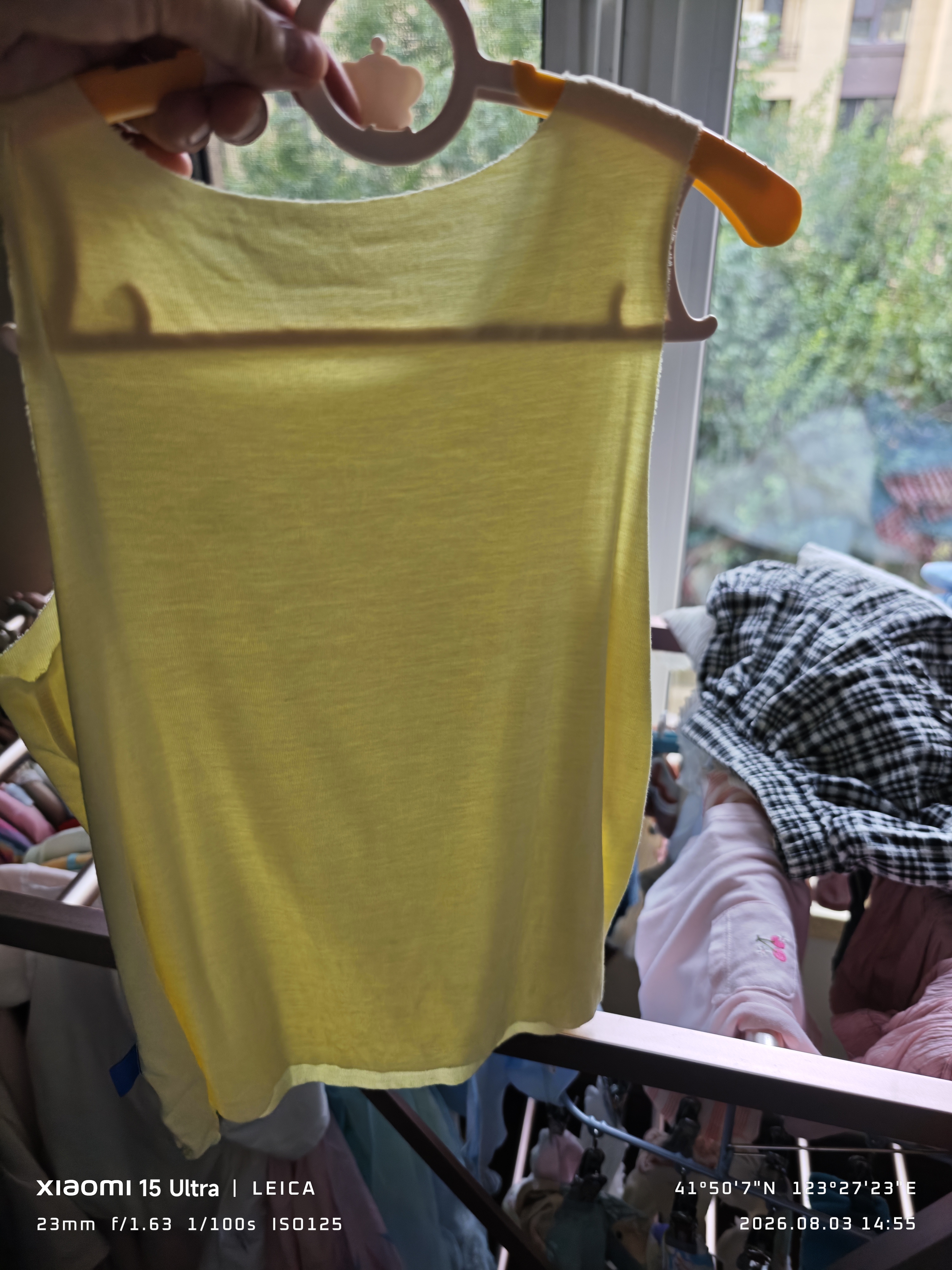 babycare优可丝儿童背心夏季薄款婴儿家居服睡衣爬服 柠檬糖衣  120cm 实拍图