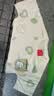 浪莎【100%棉】女士睡衣女夏季纯棉短袖七分宽松家居服可外穿绿色 实拍图