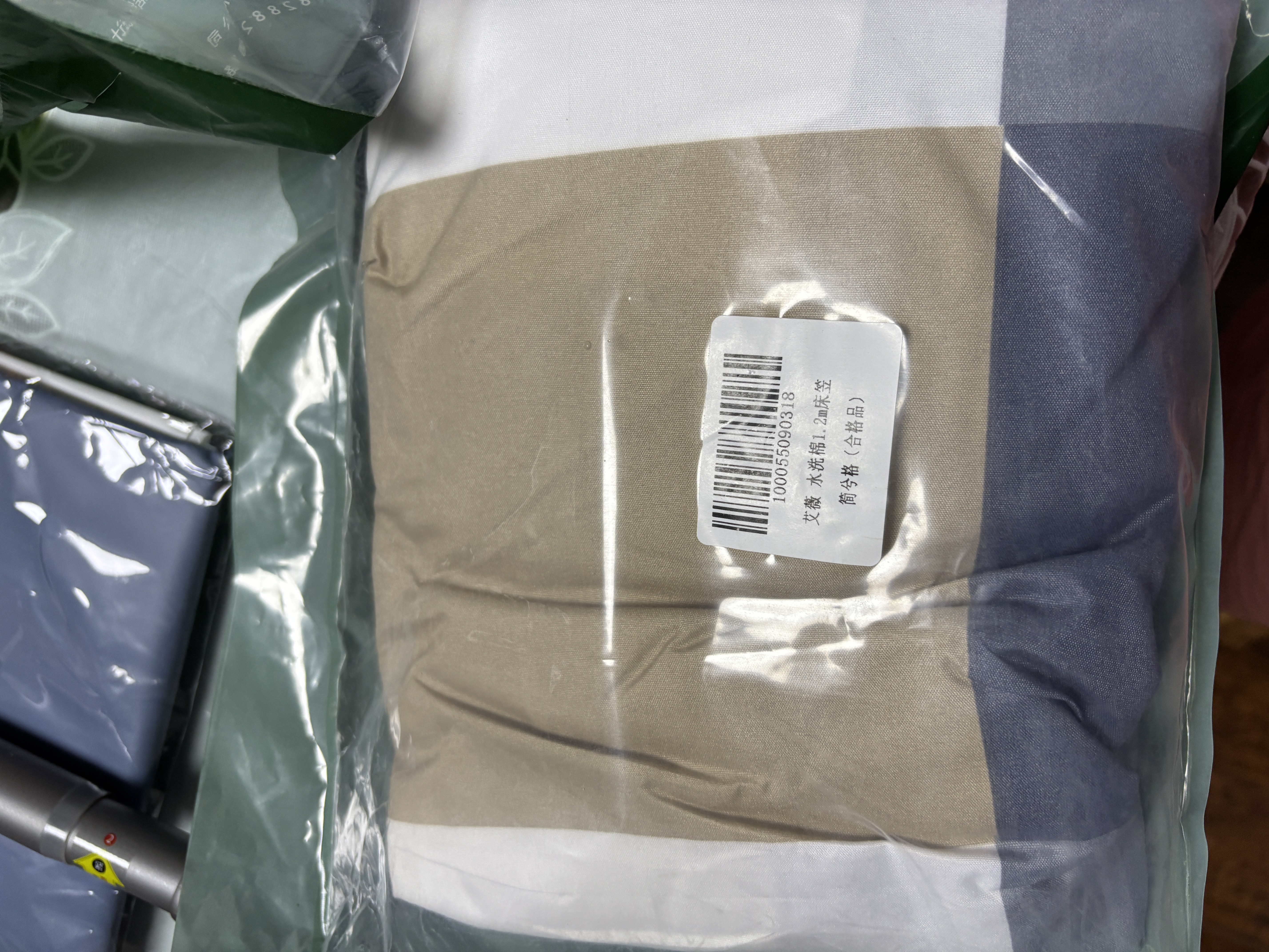 艾薇床笠单件 1.2床笠单人防滑床罩防尘儿童水洗棉床笠  简兮格 实拍图