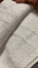康尔馨酒店毛巾 纯棉加厚吸水面巾 2条装洗脸巾 白+灰 75*40cm 180g运动 实拍图