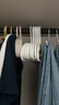 MUJI 聚丙烯衣架 晾衣架挂衣服阳台 MA35JJ3A 长42cm/10个装 实拍图