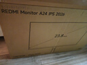 小米（MI）REDMI 23.8英寸显示器 144Hz IPS技术 专业级色准 低蓝光 电竞电脑办公显示器显示屏 A24 2026款 实拍图