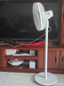 美的（Midea）【飓风节能】七叶柔风立式电风扇/家用轻音落地扇/台式小型风扇/大风力遥控定时摇头风扇 SAH35BSJ 实拍图