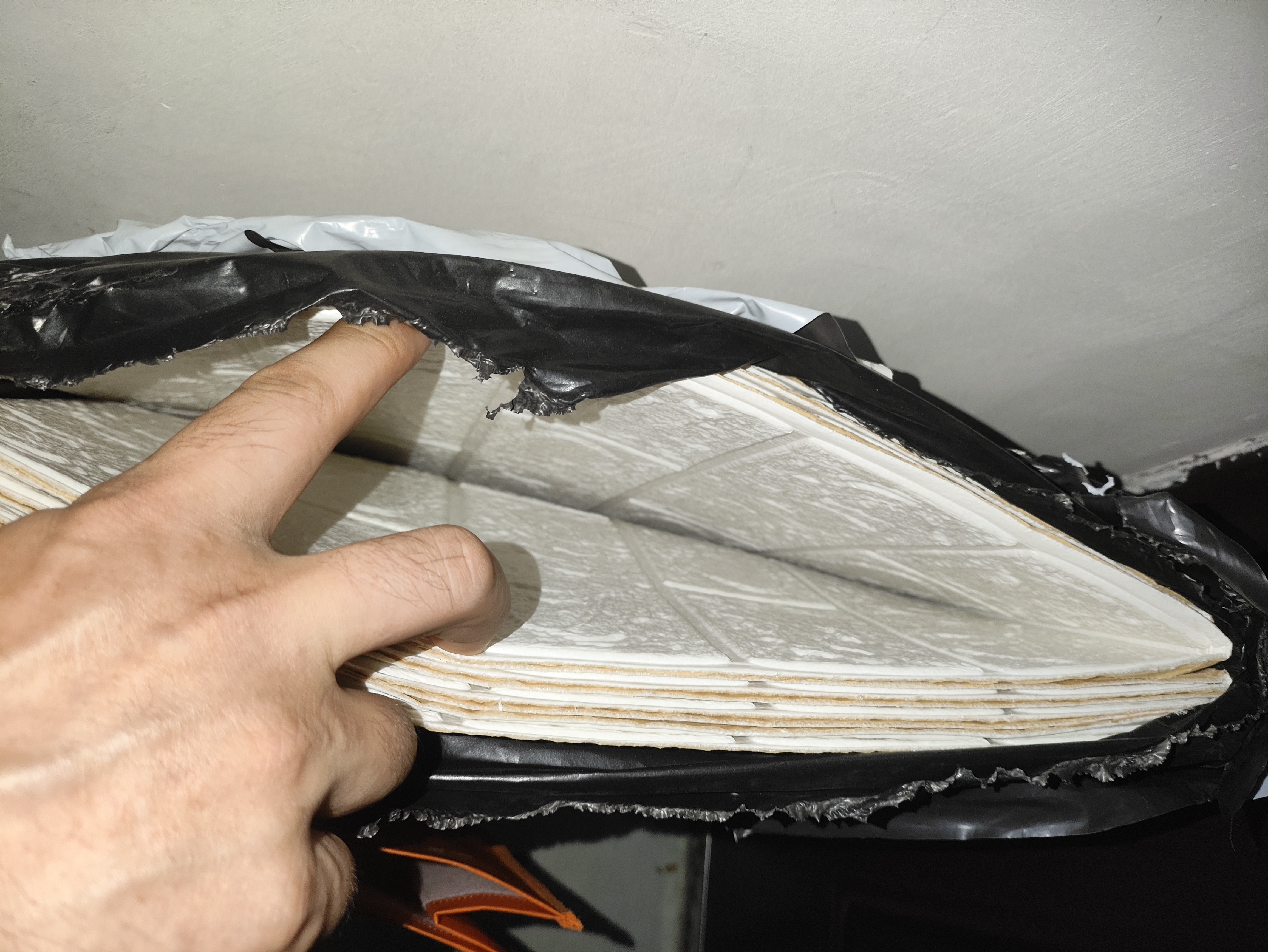金隆兴墙纸自粘壁纸3D立体防水防潮宿舍卧室泡沫砖装饰贴背景墙面0.7*5m 实拍图