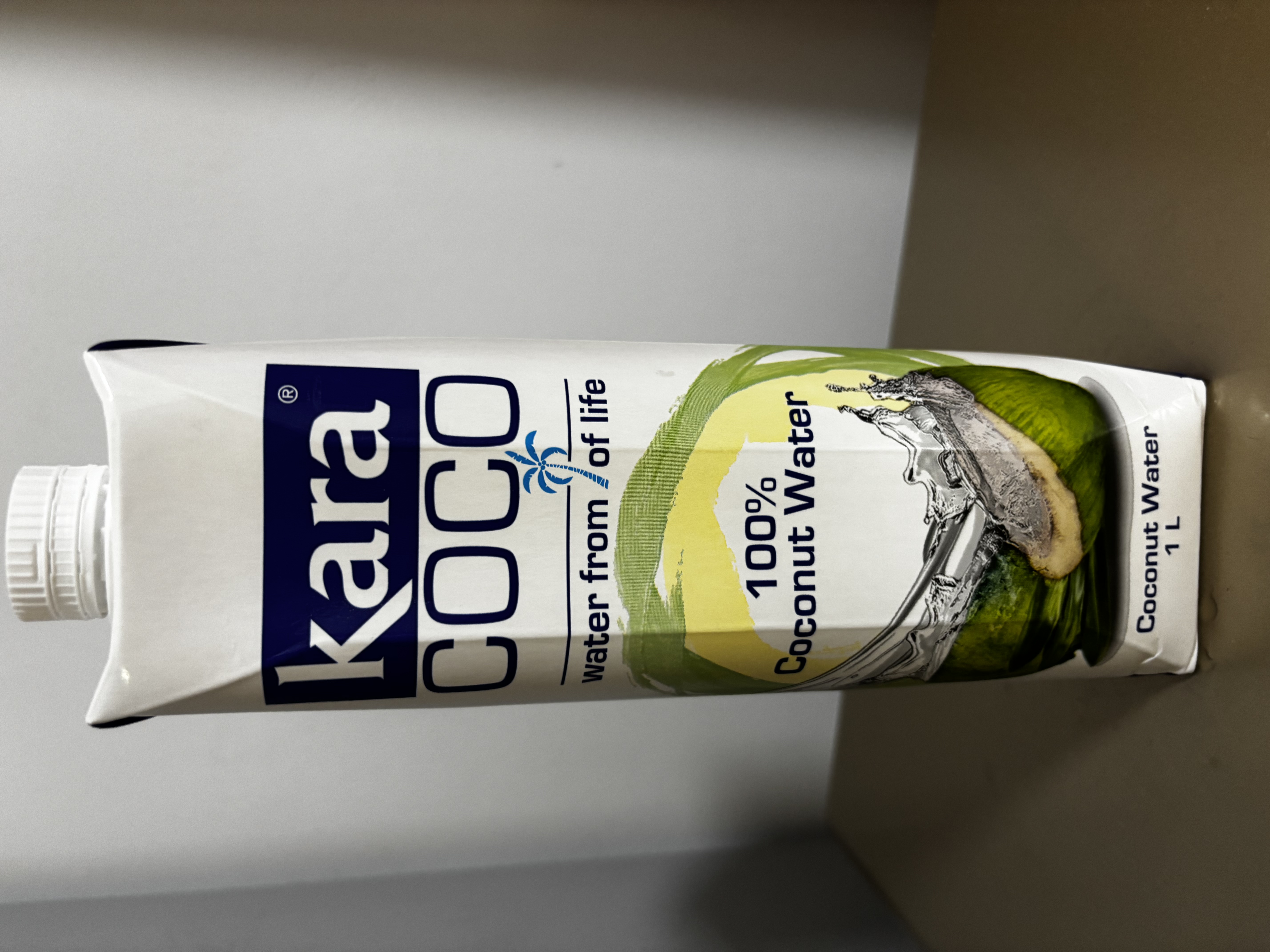 KARA100%椰子水1L*12瓶 含电解质 快速补水饮料0脂低卡 实拍图