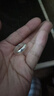 罗泰老银匠999足银素圈戒指情侣对戒男女款哑光银戒指时尚韩版轻奢开口指环 一对 实拍图
