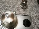 FUNORK全自动上水电热水壶电茶壶泡茶专用烧水器茶台烧水壶一体机茶桌茶几嵌入式茶具 1L 保温款不锈钢色（37x20cm） 实拍图