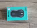 罗技（Logitech）M185鼠标 无线鼠标 办公鼠标 对称鼠标 黑色蓝边 带无线2.4G接收器 实拍图