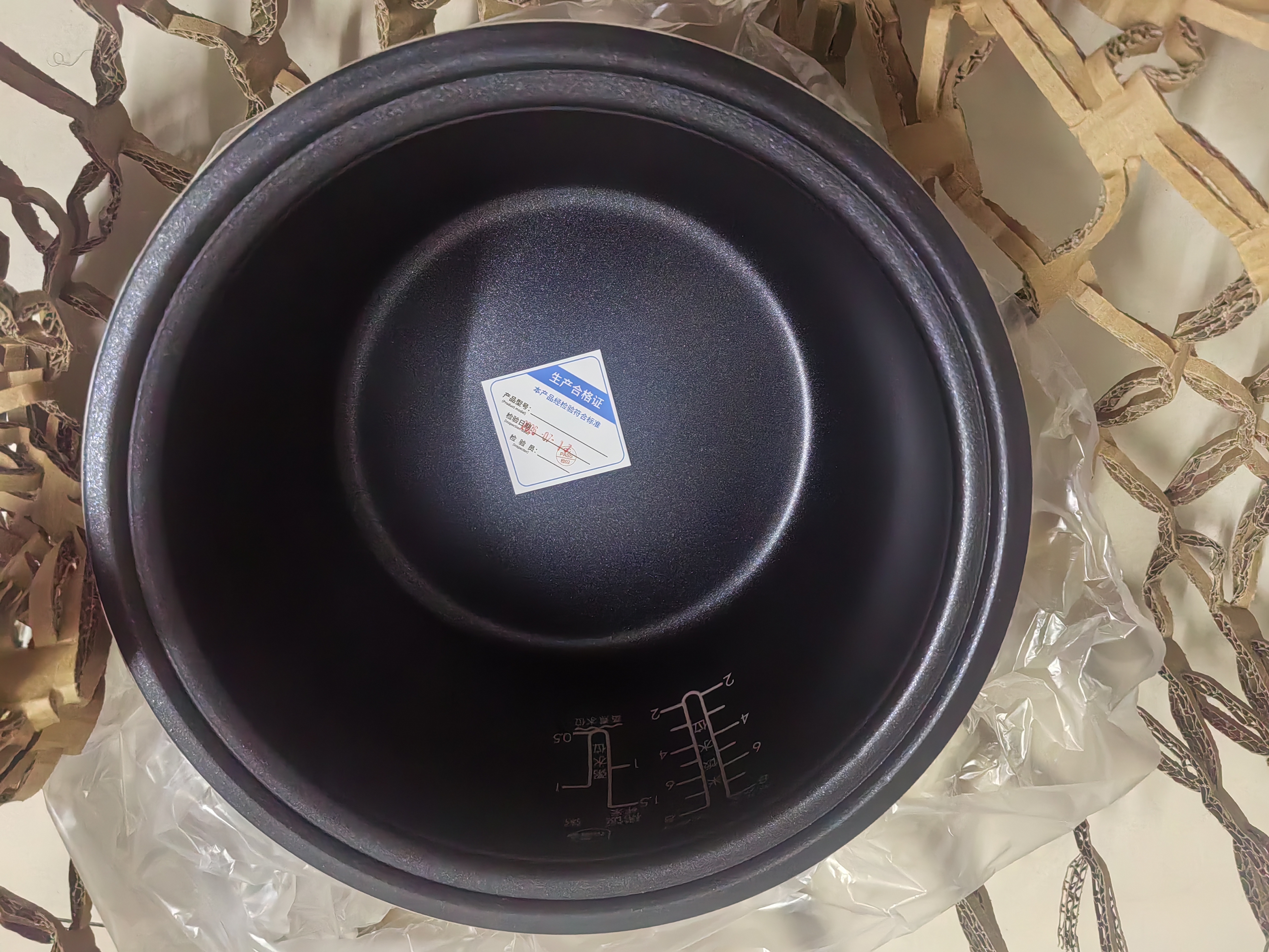 美的（Midea）原厂电饭煲电饭锅内胆圆灶釜系列不粘锅内胆易清洗聚能抗菌匠银内胆4L 实拍图
