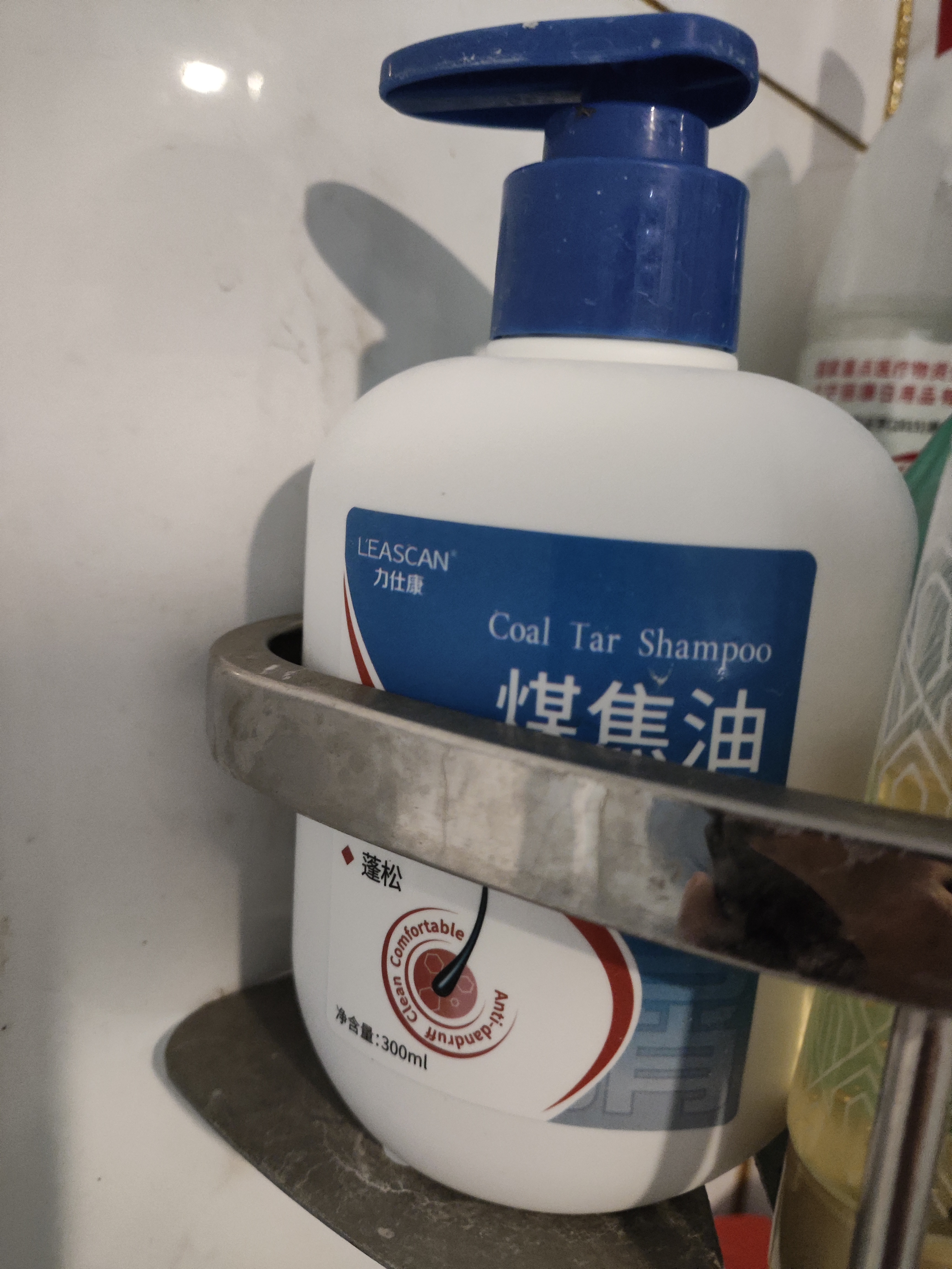 力仕康煤焦油洗剂300ml去屑止痒控油清爽深层改善脂溢头皮毛囊洗发水 实拍图