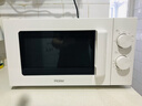 海尔（Haier）快捷微波炉家用小型 360°转盘加热 旋钮操控 易洁内胆 白色 6档火力 HW-M20J1W 实拍图