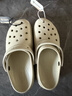 卡骆驰（CROCS）新款厚底云朵洞洞鞋送女友礼物206750 骨白色   39-40 实拍图