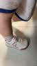 泰兰尼斯初秋学步鞋男宝宝鞋子女童婴儿鞋透气软底机能鞋 白蓝 22码 实拍图