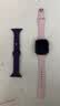 码仕适用苹果手表表带apple watch/ultra4/3/iwatch s12/11/10/9/8/7/6/SE女士硅胶亲肤小蛮腰秋冬腕带 实拍图