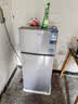 志高（CHIGO）小冰箱迷你小型家用冷藏冷冻两用宿舍出租房用双门办公室电冰箱节能省电 【一级能效】128L银色【全国联保丨节能省电】 实拍图