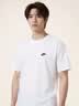 耐克(NIKE)春夏男短袖圆领T恤 纯棉 运动 舒适百搭 FV0376-100 白XL 实拍图