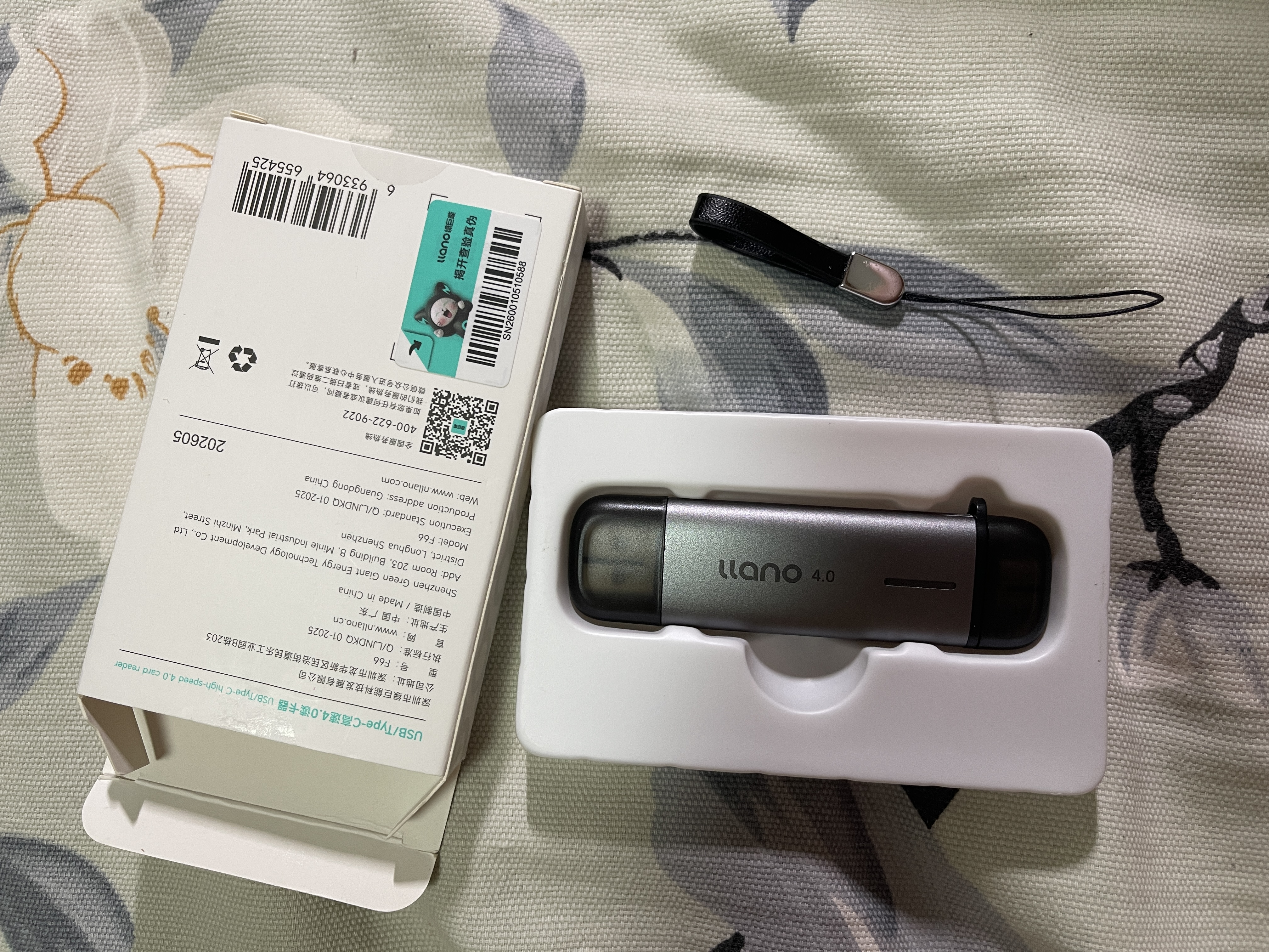 绿巨能（llano）4.0高速读卡器SD/TF同读USB/Type-C二合一多功能内存卡读取适用电脑手机苹果佳能大疆Pocket3/4 实拍图