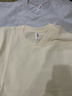 凡客诚品vancl 短袖T恤全棉圆领夏装男女同款 奶杏色 2XL （建议150-180斤） 实拍图