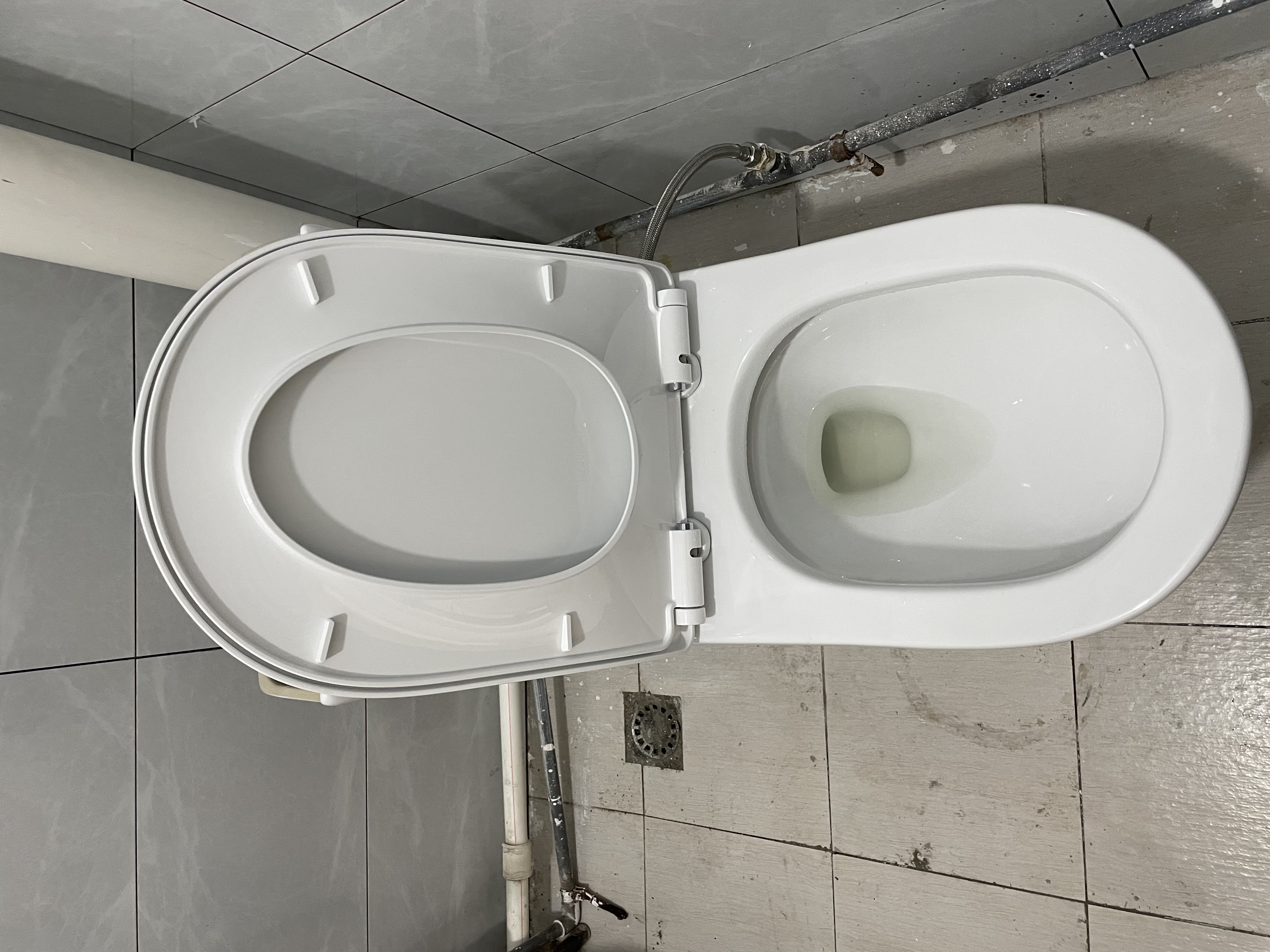 安华大管径虹吸漩冲5倍大冲力全包盖板家用普通坐便器包送装NL317-GL 实拍图