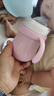 FGA富光儿童保温杯宝宝幼儿园吸管鸭嘴学饮杯316L不锈钢喝水壶杯子粉 实拍图