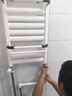 海尔小背篓家用暖气片钢制卫浴水暖散热器装修壁挂式置物架 800mm高 实拍图