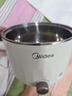 美的（Midea）电煮锅 0涂层不锈钢 宿舍小电锅 多功能家用宿舍泡面小火锅 2.6L蒸煮一体电热锅 XZC2066G 配蒸笼 实拍图