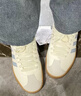 adidas「T头鞋」VL COURT 2.0复古休闲板鞋德训鞋阿迪达斯轻运动 汉玉白/蓝色/金色 (推荐女生买小半码)   36.5 实拍图