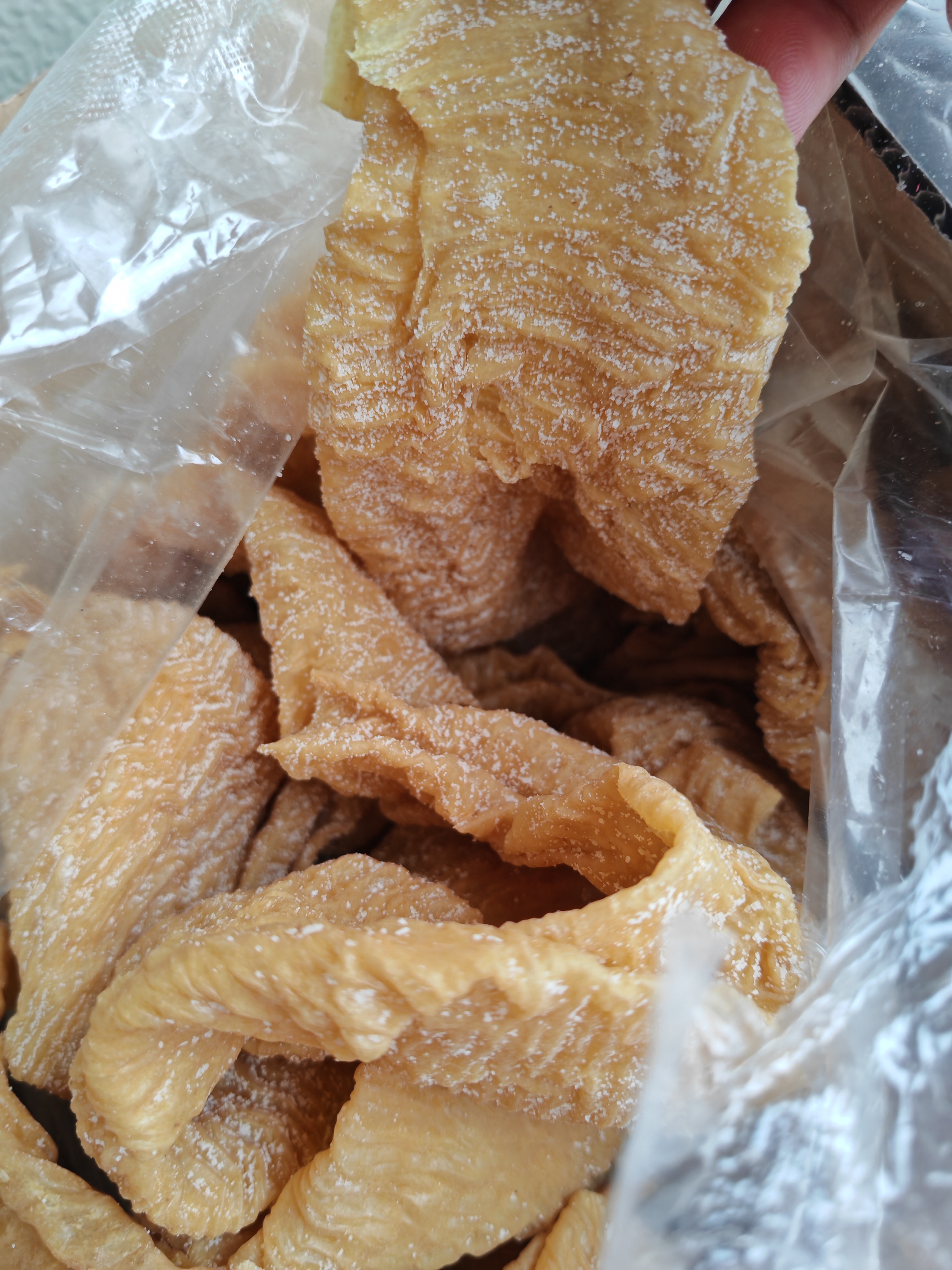 美玏人造肉五斤*1箱豆制品干货蛋白肉干豆皮素肉牛排凉拌菜火锅食材 实拍图