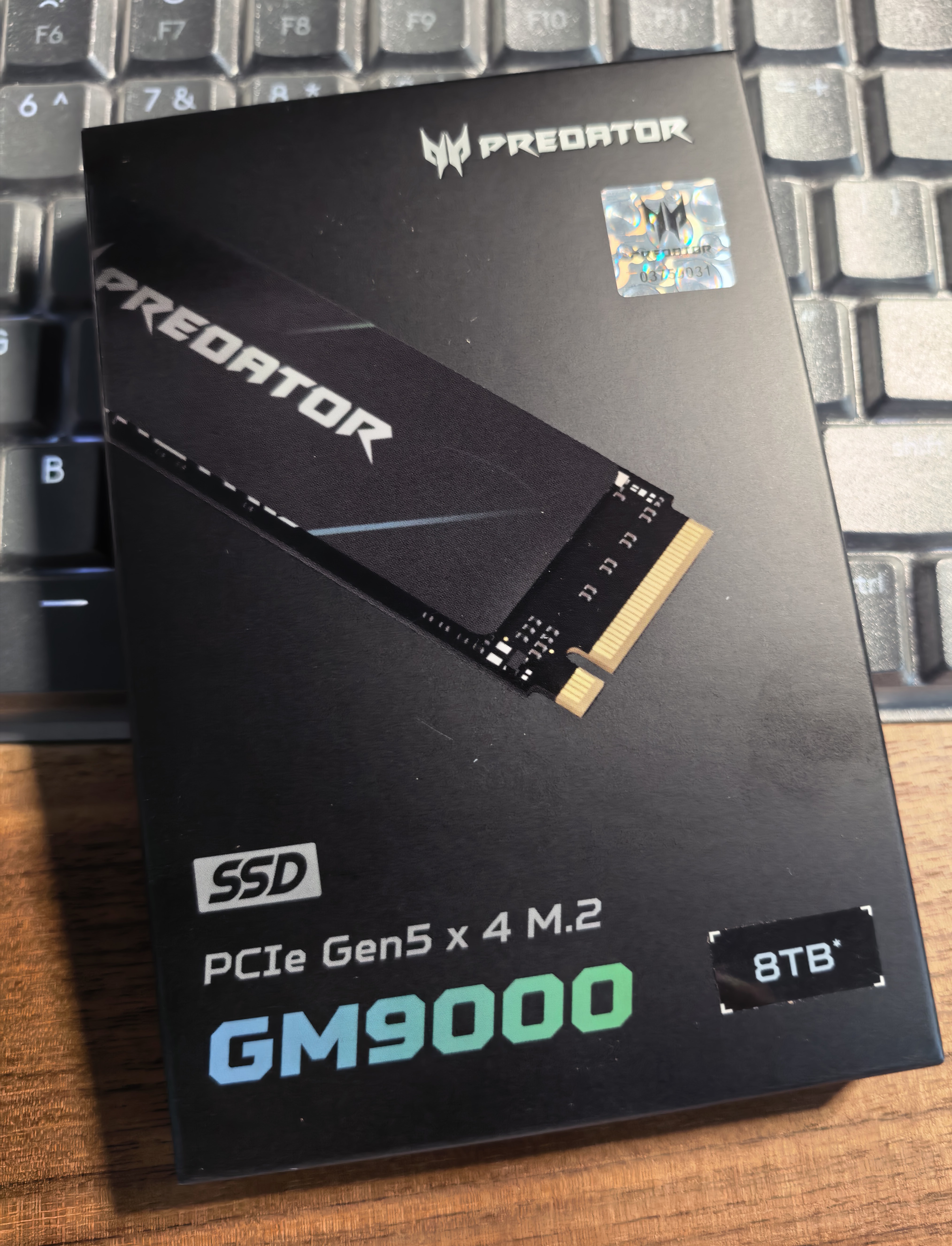 宏碁掠夺者（PREDATOR）8TB SSD固态硬盘 M.2接口(NVMe协议) GM9000系列 NVMe PCIe 5.0读速14000MB/s AI电脑存储配件 实拍图