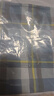 洁丽雅（Grace）100%A类全棉枕套 7A抗菌面料枕头套枕芯套 绅士格 一对装 48*74cm 实拍图