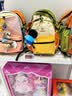 SHUKIKU儿童书包幼儿园背包防丢户外旅游防泼水超轻双肩包橙红S+码 实拍图