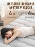 京东京造四季云柔床褥 100%原生羽丝绒 A类床垫褥子榻榻米1.5x2m 清雅灰 实拍图
