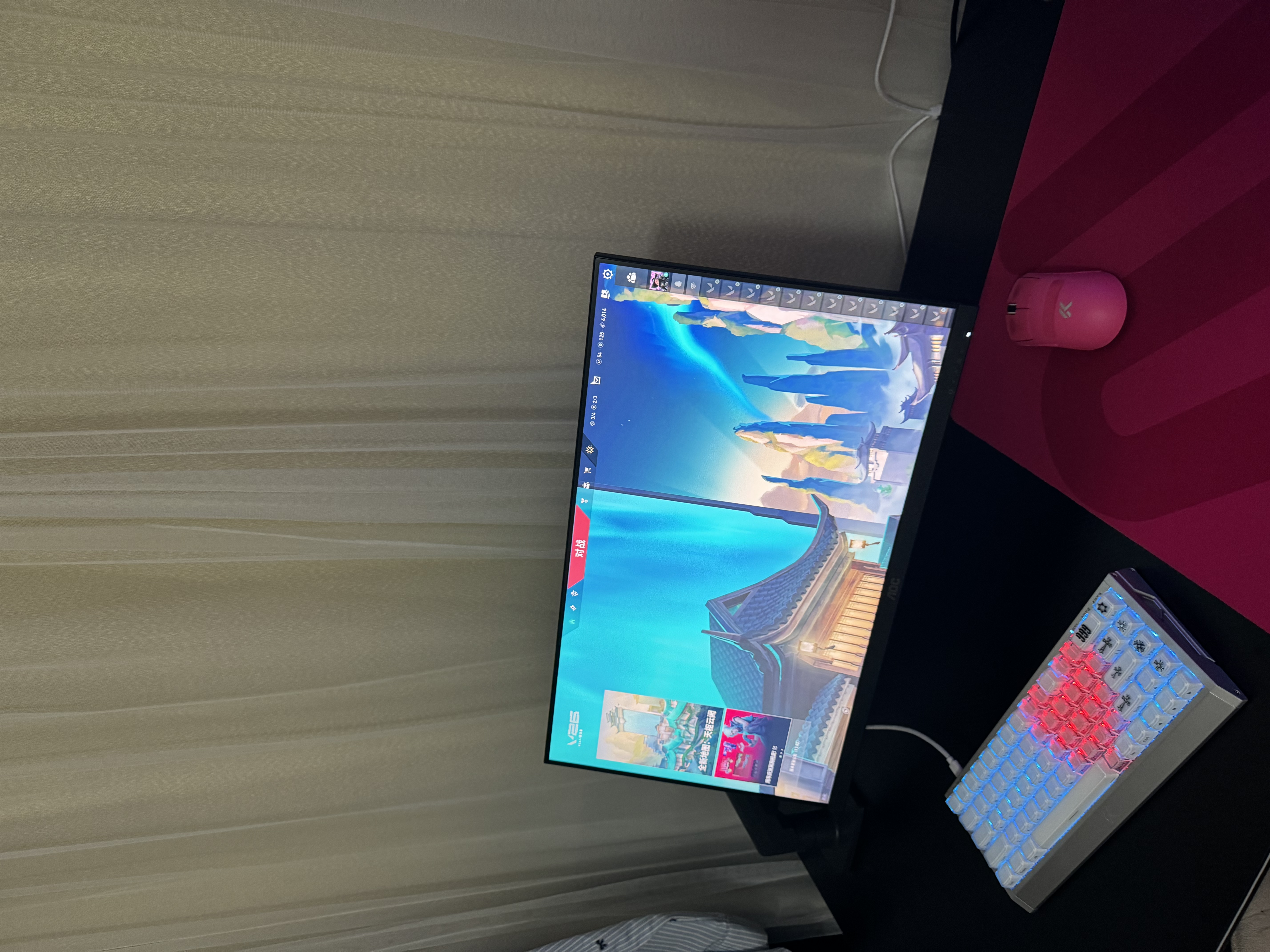 甄严选电脑桌台式电竞桌椅套装组合桌子办公家用桌学习桌书房书桌写字桌 【黑架+黑碳纤纹面】单桌120*60 实拍图