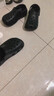 名创优品（MINISO）洞洞鞋男夏季外穿沙滩凉鞋防滑厚底踩屎感包头凉拖鞋黑色42-43 实拍图