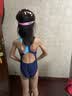 速比涛（Speedo）儿童泳衣经典竞速训练抗氯柔软贴合速干连体泳衣女童 海蓝/蓝 28 实拍图
