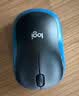 罗技（Logitech）M185鼠标 无线鼠标 办公鼠标 对称鼠标 黑色蓝边 带无线2.4G接收器 实拍图