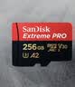闪迪（SanDisk）256GB TF（MicroSD）内存卡 A2 4K V30 U3 C10 至尊超极速移动存储卡 读速200MB/s 写速140MB/s 实拍图