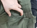 优衣库麻混纺舒适九分裤男装/休闲裤宽松版型26春夏新款482258 56 橄榄色 XS 实拍图