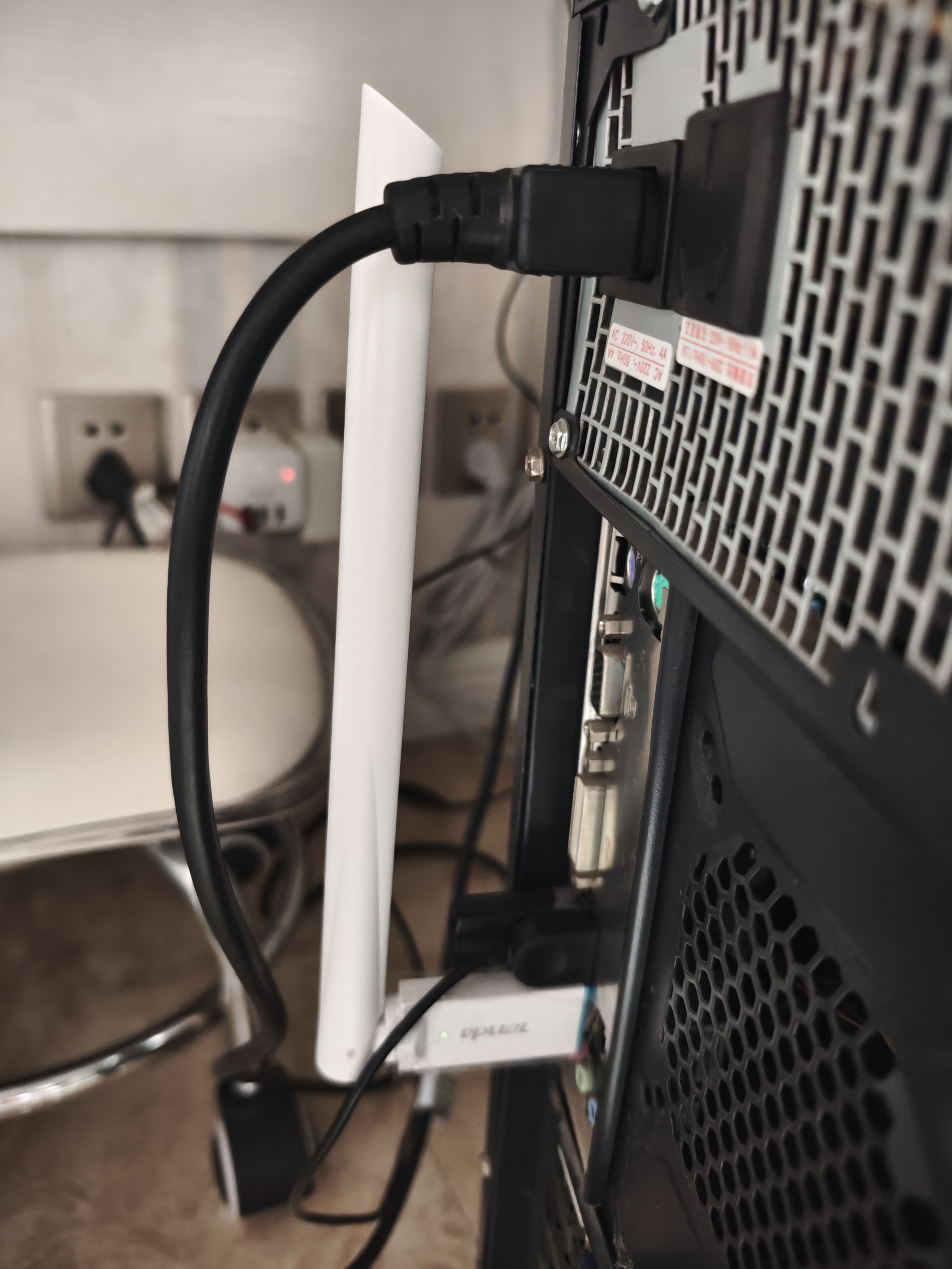 Tenda腾达 usb无线网卡wifi6 智能免驱无限 无线网卡台式机专用 wifi接收器 高增益天线 无线wifi发射 实拍图