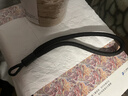 MUJI 含有再生聚酯 手腕挂绳 短款防丢绳 手机绳 手机链 手机壳挂绳 多巴胺 黑色 实拍图