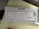 罗技（Logitech）时尚系列K390无线蓝牙键盘 超薄便携  K380升级版 白色 79键 实拍图