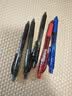 派通（Pentel ）BLN105按动黑色中性笔高颜值0.5mm签字笔商务学生速干水笔水性笔文具  3黑1红1蓝5支装 实拍图