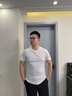 七匹狼短袖男士t恤纯棉3件装打底衫夏季薄款吸汗衫半袖全棉圆领老头衫 100%纯棉圆领3件黑色+白色+灰色 XL (175/100 推荐体重130-150斤) 实拍图