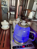 丰谷全自动上水电热水壶 茶台烧水壶 家用办公嵌入式茶桌茶几一体机茶具电茶炉套装 1L （37*20cm）底部单上水银色-消毒款 实拍图