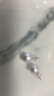 京润珍珠浅愿925银淡水珍珠耳钉正圆强光耳饰百搭简约七夕礼物送爱人 实拍图
